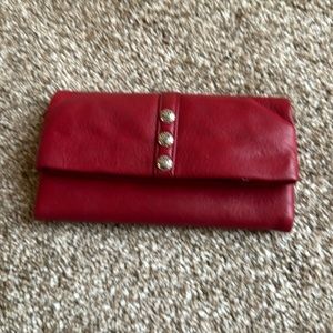 Brighton red continental wallet